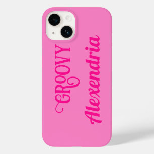 Personalized Hot Pink Case-Mate iPhone 14 Case