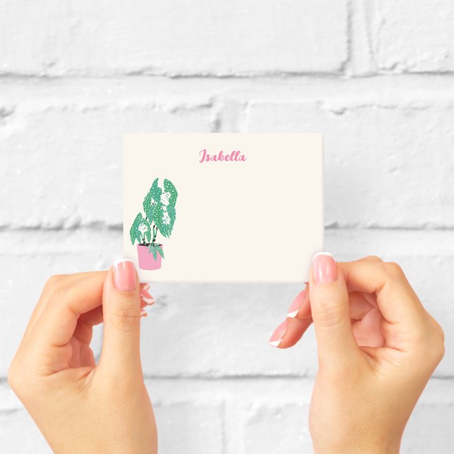 Personalized Houseplant Sticky Notes (Creator Uploaded)