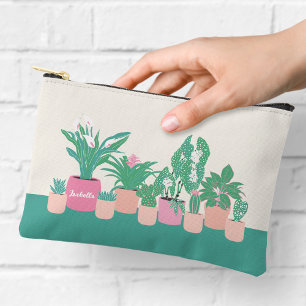 Personalized Houseplants Zipper Pouch