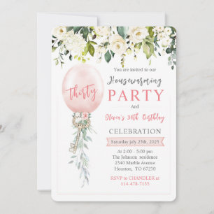 Personalized Housewarming and Birthday Invitation