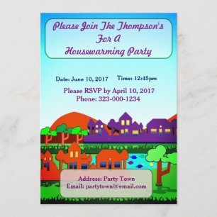 Personalized Housewarming Party Invitation