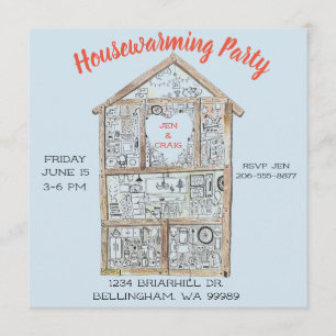 Personalized Housewarming Party invitation