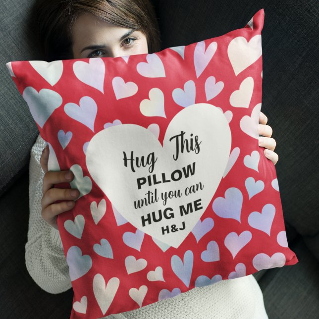 Personalized Hug This Pillow Until You Can Hug Me (Personalized Hug This Pillow Until You Can Hug Me
)