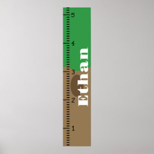 Personalized Human Growth Chart Ruler   Printable