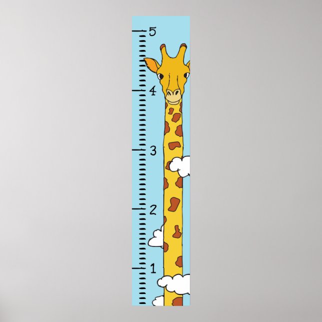 Personalized Human Growth Chart Ruler | Printable (Front)