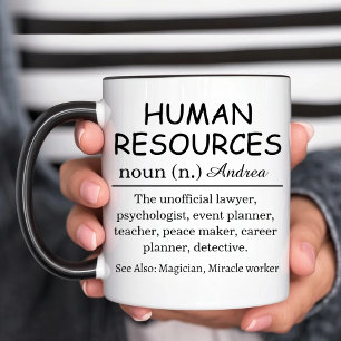 Personalized Human Resources Definition Funny HR Mug