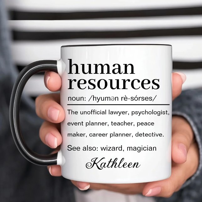 Personalized Human Resources Definition Mug (Creator Uploaded)