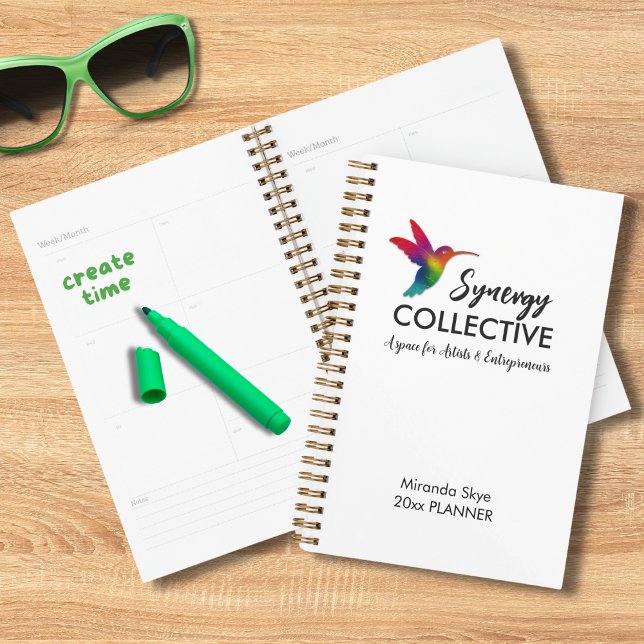 Personalized Hummingbird Business Logo Planner (Creator Uploaded)