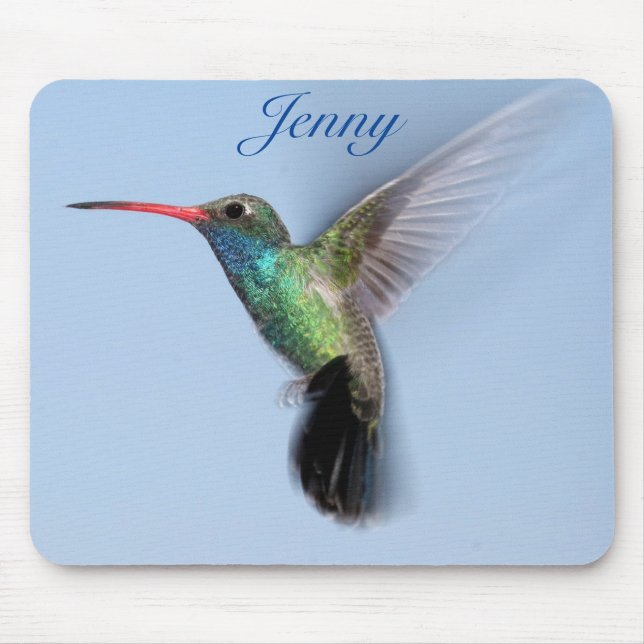 Personalized Hummingbird  Mouse Pad (Front)