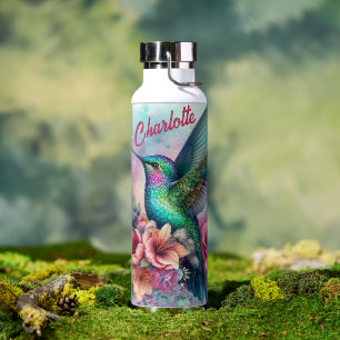 Personalized Hummingbird Vacuum Insulated Water Bottle