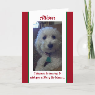 Personalized humour Christmas card