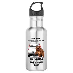 Personalized Humourous Camping-Themed 532 Ml Water Bottle