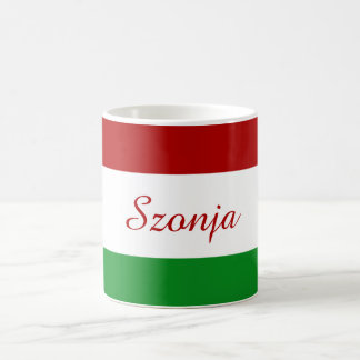 Personalized Hungarian Flag Magic Mug