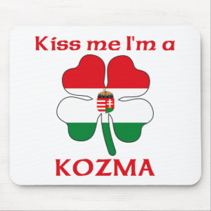 Personalized Hungarian Kiss Me I'm Kozma Mouse Pad