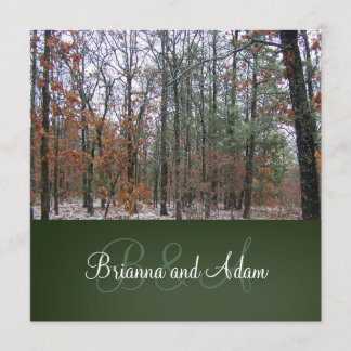 Personalized Hunting Theme Wedding Invitation