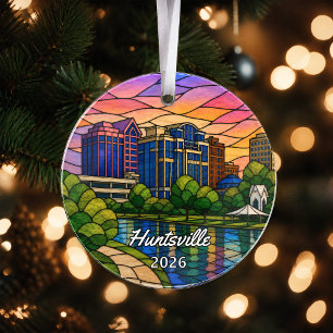 Personalized Huntsville Acrylic Ornament, Custom A Ornament