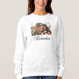 Personalized Husband and Wife Honeymoon Gift Idea Sweatshirt