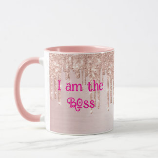 personalized i am the boss Mug