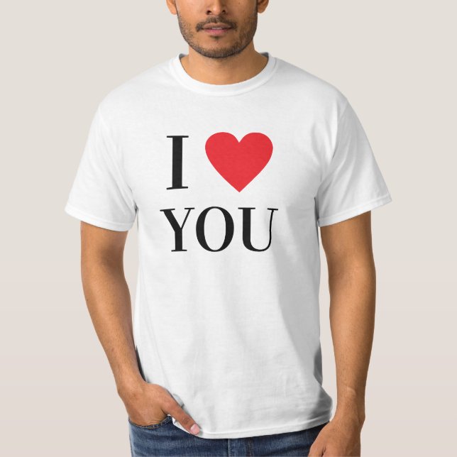 Personalized I Heart T-Shirt (Front)