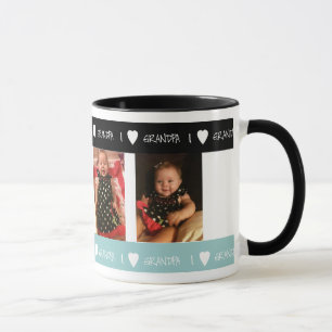 Personalized I Love Grandpa Mug