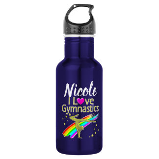 PERSONALIZED I LOVE GYMNASTICS DESIGN 532 ML WATER BOTTLE