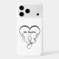 Personalized I Love My Bestie • You = ♥