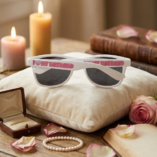 Personalized I Love My Husband – Add Husband Photo Sunglasses
