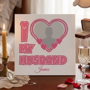 Personalized I Love My Husband – Add Photo & Name Binder