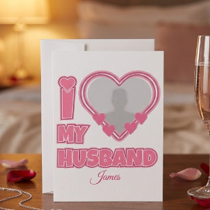 Personalized I Love My Husband – Add Photo & Name Invitation