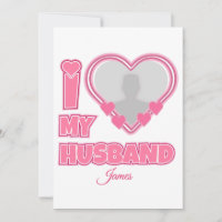 Personalized I Love My Husband – Add Photo & Name