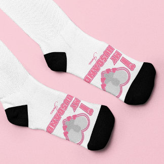 Personalized I Love My Wife – Add Name & Photo Socks