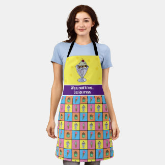 Personalized Ice Cream Apron