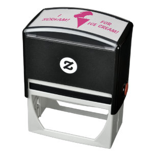 Personalized Ice Cream Self-inking Stamp