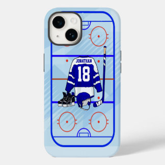 Personalized Ice Hockey design iPhone 14 Case