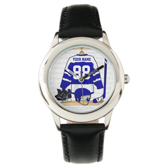 Personalized Ice Hockey Jersey Watch (Front)