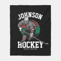 Personalized Ice Hockey Player Team Athlete Name 