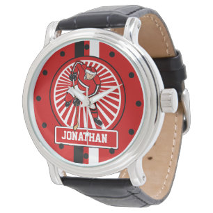 Personalized Ice Hockey player Watch