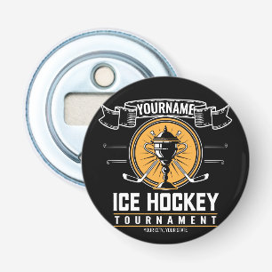 Personalized Ice Hockey Trophy Player Team Game Bottle Opener