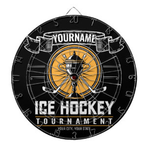 Personalized Ice Hockey Trophy Player Team Game Dartboard