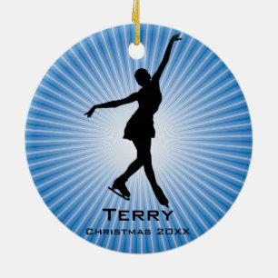 Personalized Ice Skating Ornament
