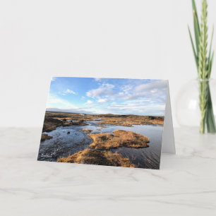 Personalized Iceland greeting card