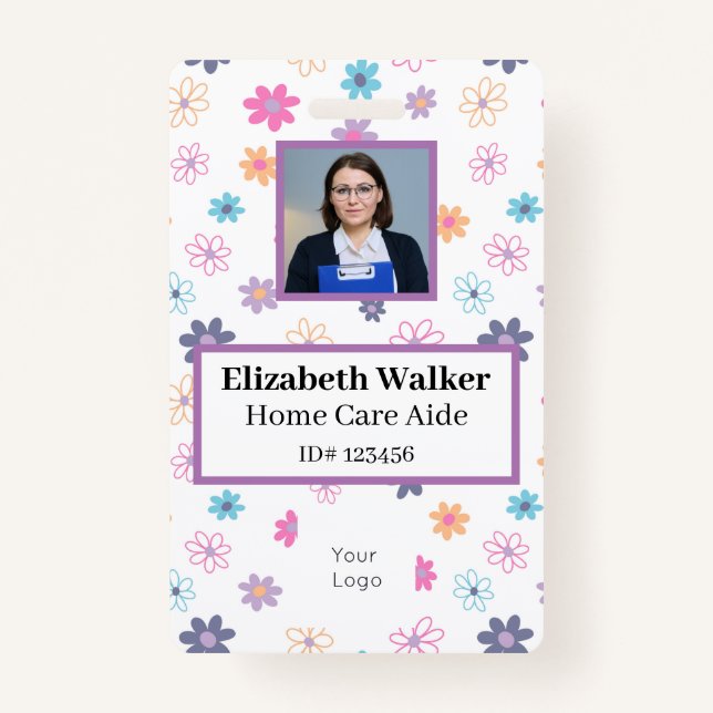 Personalized ID Badge Double Sided (Front)
