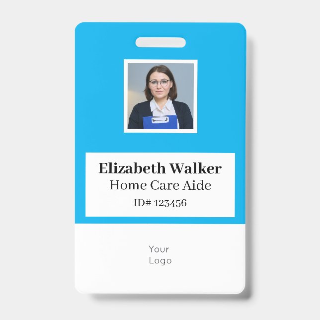 Personalized ID Photo Badge Double Sided (Front)
