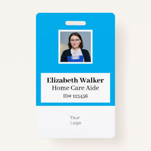 Personalized ID Photo Badge Double Sided