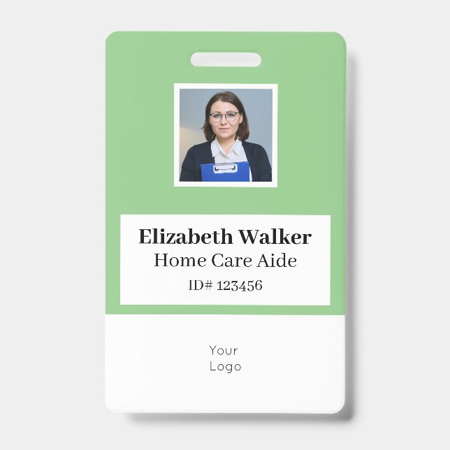 Personalized ID Photo Badge Double Sided (Front)