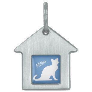 Personalized id tags for cats   Customizable print