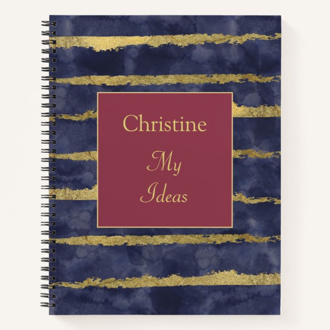 Personalized Ideas Notebook (Front)
