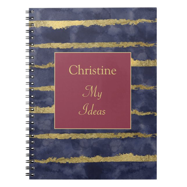 Personalized Ideas Notebook (Front)