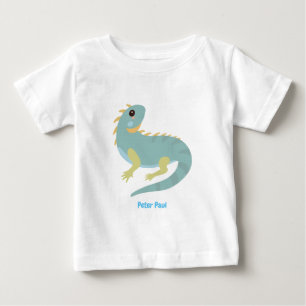 Personalized Iguana Lizard Baby T-Shirt
