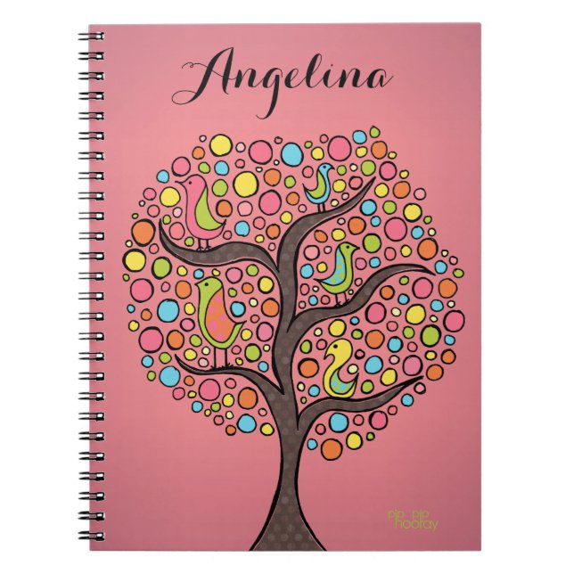 Personalized Illustrated Back to School Notebook (Front)